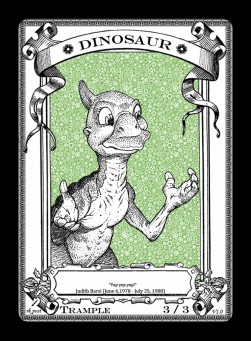 Dinosaur Token (Green 3/3 Trample)