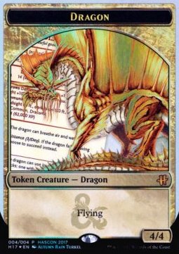 Dragon Token (Gold 4/4)