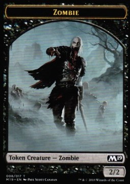 Zombie Token (B 2/2) // Thopter Token (A 1/1)