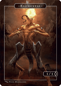 Elemental Token (Red 1/1)