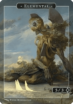 Elemental Token (Green 5/3)