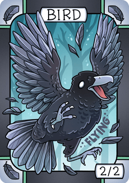 Bird Token (Black 2/2)