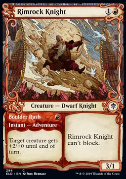 Rimrock Knight // Boulder Rush