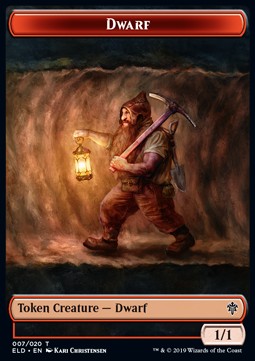 Dwarf Token (R 1/1) // Food Token