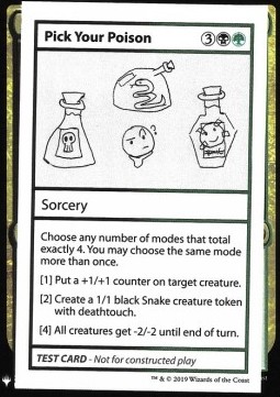 Pick Your Poison [PLAYTEST]