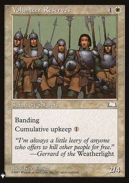 Volunteer Reserves