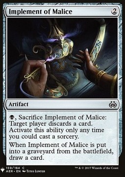 Implement of Malice