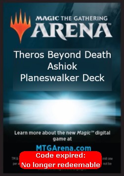 Arena Code Card (Planeswalker Deck)