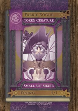 Faerie Rogue Token (Black 1/1)