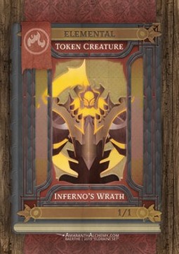 Elemental Token (Red 1/1)