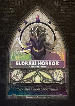 Eldrazi Horror Token (Colorless 3/2)