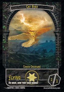Cat Bird Token (White 1/1)