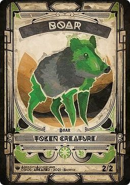 Boar Token (Green 2/2)