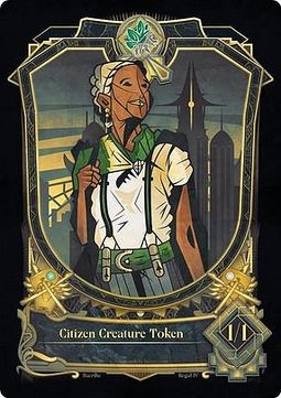 Citizen Token (Green and White 1/1)