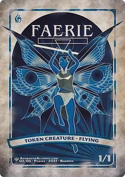 Faerie Token (Blue 1/1)