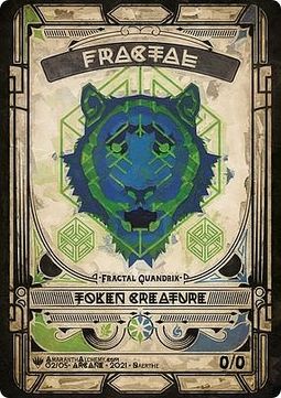 Fractal Token (Green and Blue 0/0)
