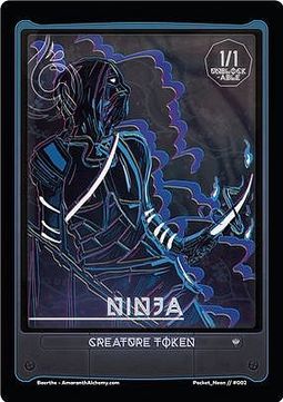 Ninja Token (Blue 1/1)