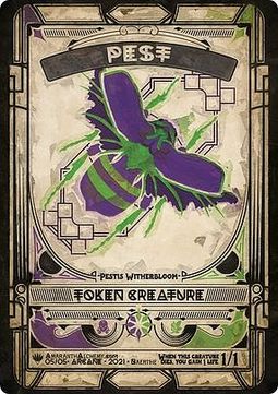 Pest Token (Black and Green 1/1)