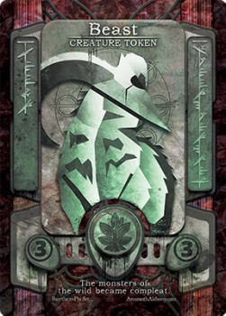 Beast Token (Green 3/3)