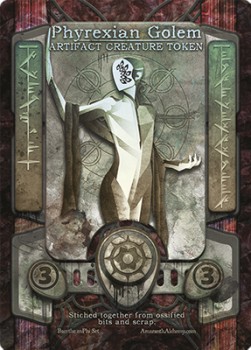 Phyrexian Golem Token (Artifact 3/3)