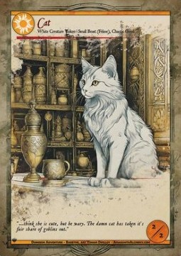Cat Token (White 2/2)
