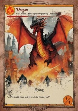 Dragon Token (Red 5/5)