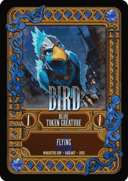 Bird Token (Blue 1/1)