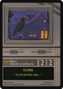 Bird Token (Black 2/2)