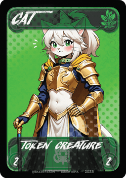 Cat Token (Green 2/2)