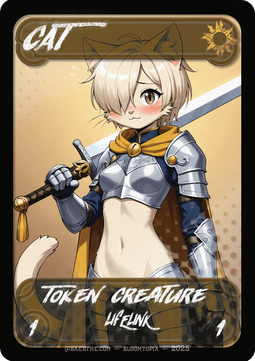 Cat Token (White 1/1 Lifelink)