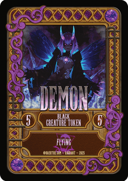 Demon Token (Black 5/5)