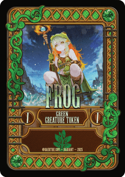 Frog Token (Green 1/1)