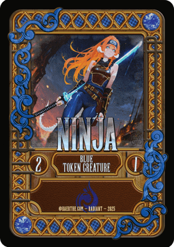 Ninja Token (Blue 2/1)