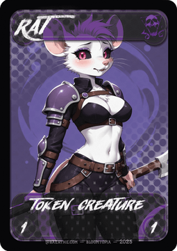 Rat Token (Black 1/1)