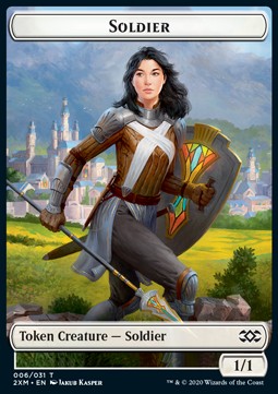 Soldier Token (White 1/1)