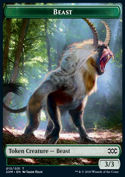 Beast Token (Green 3/3)