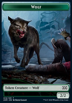 Wolf Token (Green 2/2)