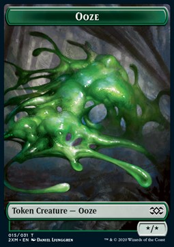 Ooze Token (G */*) // Wurm Token (A 3/3 Deathtouch)