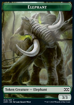 Elephant Token (G 3/3) // Tuktuk the Returned Token (A 5/5)