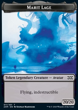 Marit Lage Token (B 20/20) // Saproling Token (G 1/1)
