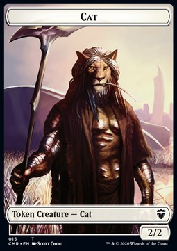 Cat Token (W 2/2) // Soldier Token (W 1/1)