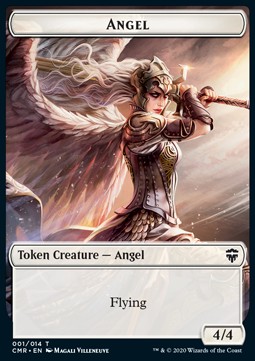 Angel Token (W 4/4) // Horror Token (A */*)