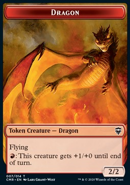 Dragon Token (R 2/2) // Soldier Token (W 1/1)