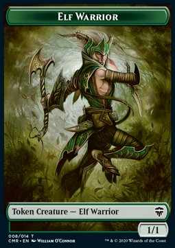 Elf Warrior Token (Green 1/1)