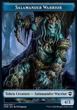 Salamander Warrior Token (Blue 4/3)