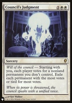 Council's Judgment