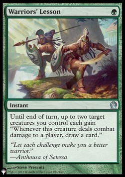 Warriors' Lesson