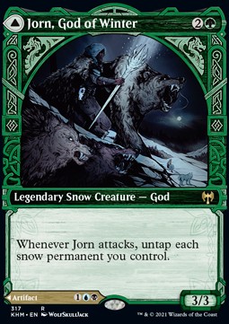 Jorn, God of Winter // Kaldring, the Rimestaff