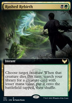 Rushed Rebirth