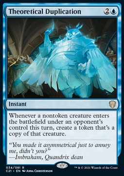 Theoretical Duplication